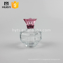 100 ml pas cher cristal rechargeable vide vaporisateur en verre avec bouchon en cristal rose